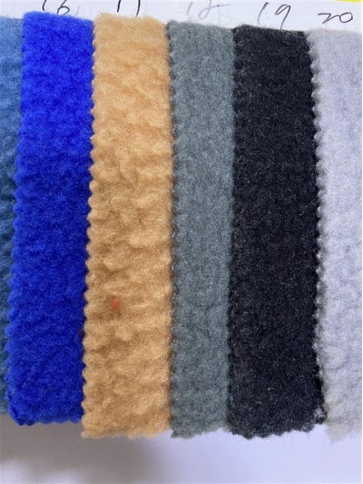 DG-LXF  雙面羊羔絨  幅寬：160CM 克重：300g/m² 細節-1